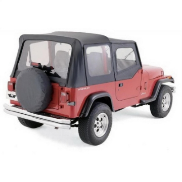 Picture of Rampage 1988-1995 Jeep WranglerYJ OEM Replacement Top - Black Denim