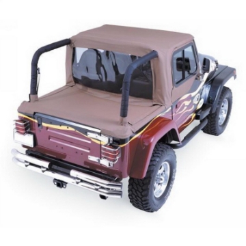 Picture of Rampage 1997-2002 Jeep WranglerTJ Cab Soft Top And Tonneau Cover - Spice Denim