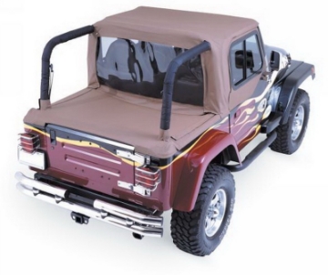 Picture of Rampage 1997-2002 Jeep WranglerTJ Cab Soft Top And Tonneau Cover - Spice Denim
