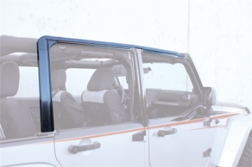 Picture of Rampage 2007-2018 Jeep WranglerJK Unlimited Door Surround Kit - Black