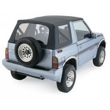 Picture of Rampage 1988-1994 Geo Tracker Soft Top OEM Replacement - Black Denim