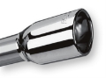 Picture of Borla Universal Polished Tip Single Oval Rolled Angle-Cut w-Clamp inlet 2 1-4in- Outlet 3 5-8 x 2 1