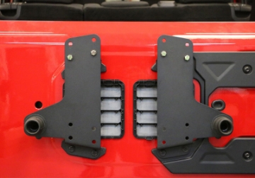 Picture of Rampage 2018-2019 Jeep WranglerJL Spare Tire Extender - Black