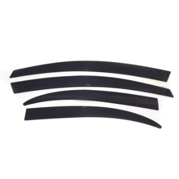 Picture of Rampage 2007-2018 Jeep WranglerJK Unlimited Low Profile Ventvisor - Matte Black