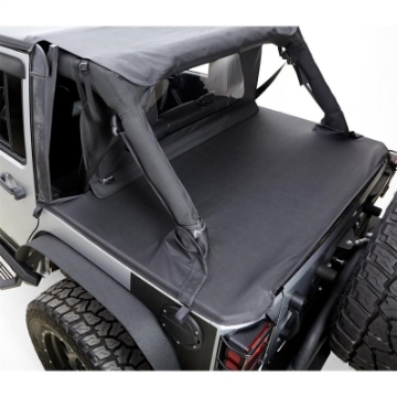 Picture of Rampage 2007-2018 Jeep WranglerJK 2-Door Tonneau Cover - Black Diamond
