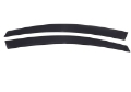 Picture of Rampage 2007-2018 Jeep WranglerJK 2-Door Only Low Profile Ventvisor - Matte Black