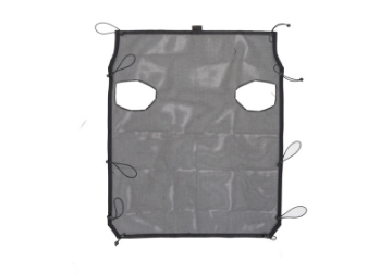 Picture of Rampage 2018-2019 Jeep WranglerJL Sport 2-Door Mesh Shade Top - Black