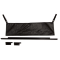 Picture of Rampage 1987-1995 Jeep WranglerYJ Tailgate Tonneau Bar Kit - Black
