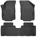 Picture of Husky Liners 18-23 GMC Terrain WeatherBeater Black Front & 2nd Seat Floor Liners