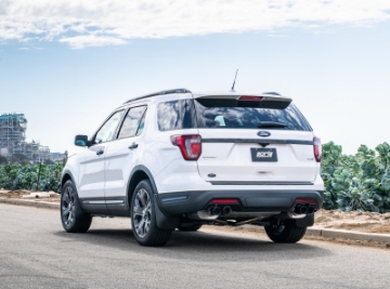 Picture of Borla 18-19 Ford Explorer Sport 3-5L 2-5in 2-25in Diameter S-Type Exhaust Black Chrome 3-5in Tip