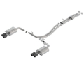 Picture of Borla 18-19 Ford Explorer Sport 3-5L 2-5in 2-25in Diameter S-Type Exhaust Black Chrome 3-5in Tip