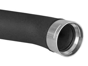 Picture of aFe Bladerunner 3-5in-3in Intercooler Cold Side Tube Black - 18-19 Ford F-150 V6-3-0L td