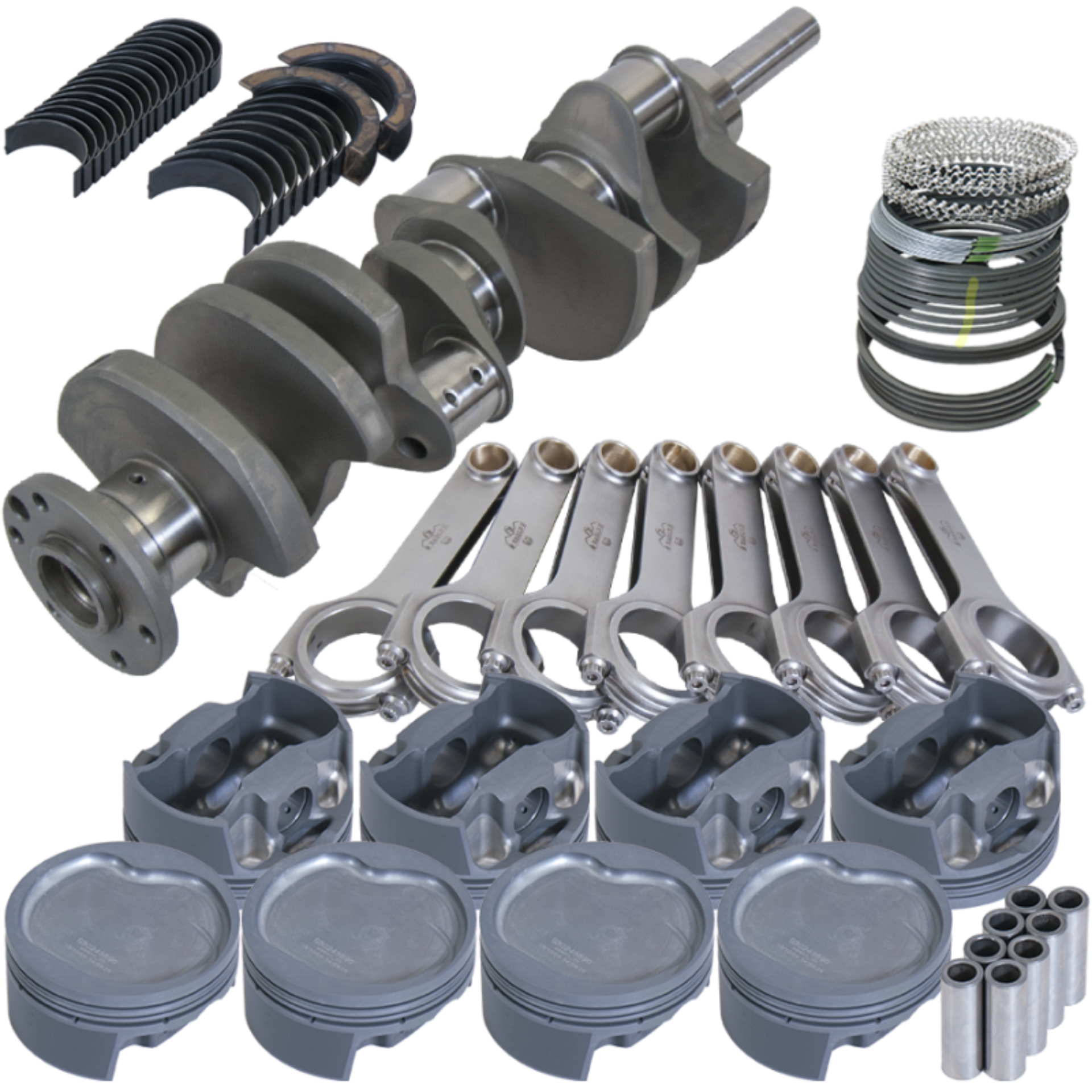 Picture of Eagle Ford Big Block Forged 4340 4-39in Bore 4-3in Stroke -38cc Inv Dome Pistons Rotating Assy
