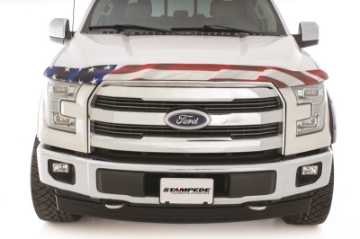 Picture of Stampede 15-20 Ford F-150 Excl- Raptor Vigilante Premium Hood Protector - Flag