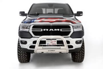 Picture of Stampede 19-23 Ram 1500 Excl- Rebel-TRX Vigilante Premium Hood Protector - Flag