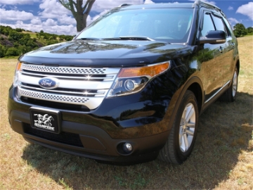 Picture of Stampede 2011-2015 Ford Explorer Excludes Sport Model Vigilante Premium Hood Protector - Smoke