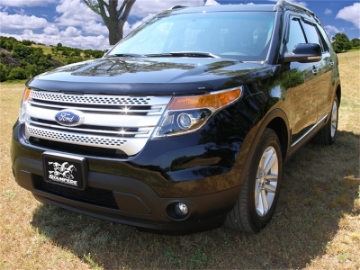 Picture of Stampede 2011-2015 Ford Explorer Excludes Sport Model Vigilante Premium Hood Protector - Smoke