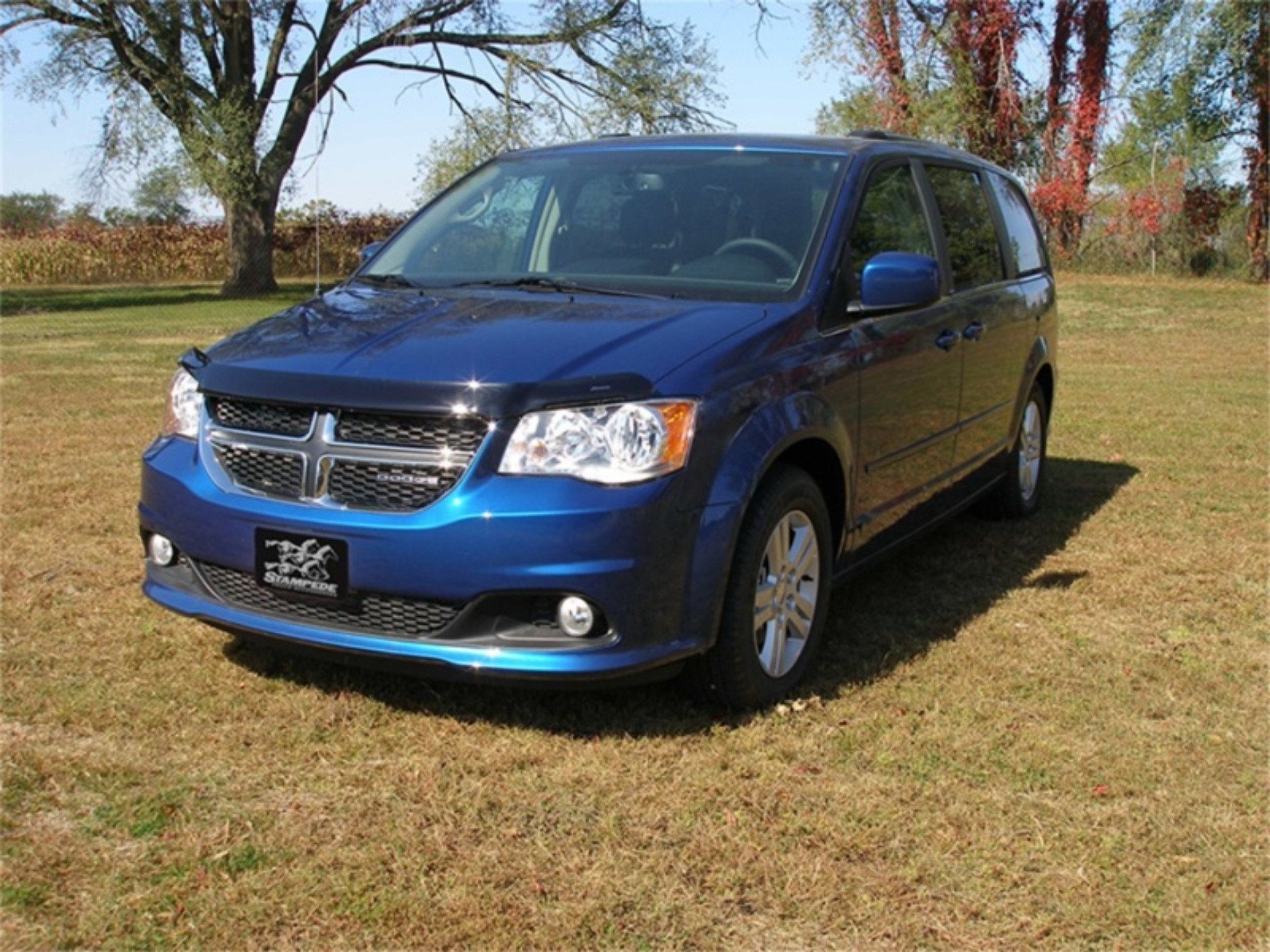 Picture of Stampede 2011-2016 Chrysler Town & Country Vigilante Premium Hood Protector - Smoke