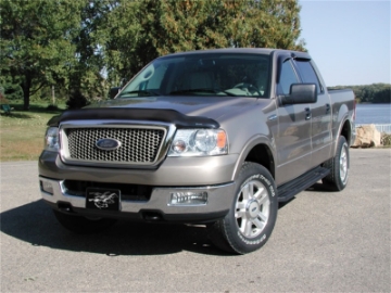 Picture of Stampede 2006-2008 Lincoln Mark LT Vigilante Premium Hood Protector - Smoke