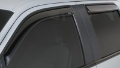 Picture of Stampede 2006-2008 Dodge Ram 1500 Crew Cab Pickup Snap-Inz Sidewind Deflector 4pc - Smoke