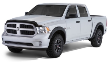 Picture of Stampede 2009-2018 Dodge Ram 1500 Extended Cab Pickup Tape-Onz Sidewind Deflector 4pc - Smoke