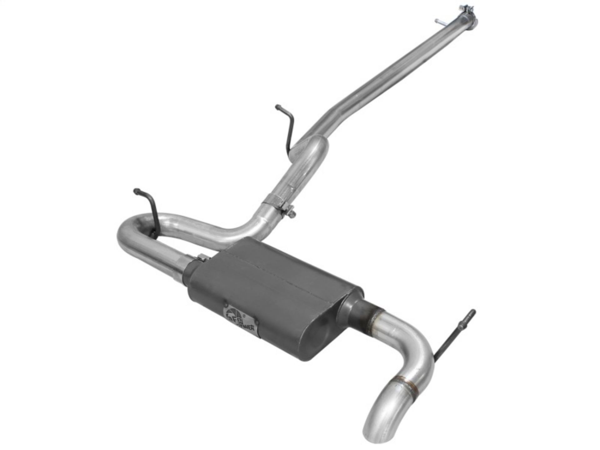 Picture of aFe Scorpion 2-1-2in Alum Steel Cat-Back Hi-Tuck 07-18 Jeep Wrangler JK V6 Fits 4 Dr Model Only