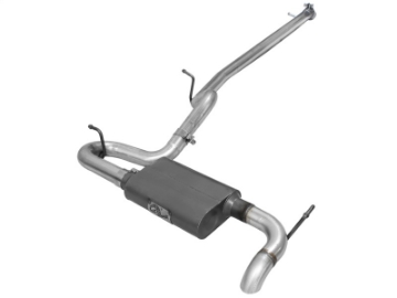 Picture of aFe Scorpion 2-1-2in Alum Steel Cat-Back Hi-Tuck 07-18 Jeep Wrangler JK V6 Fits 4 Dr Model Only
