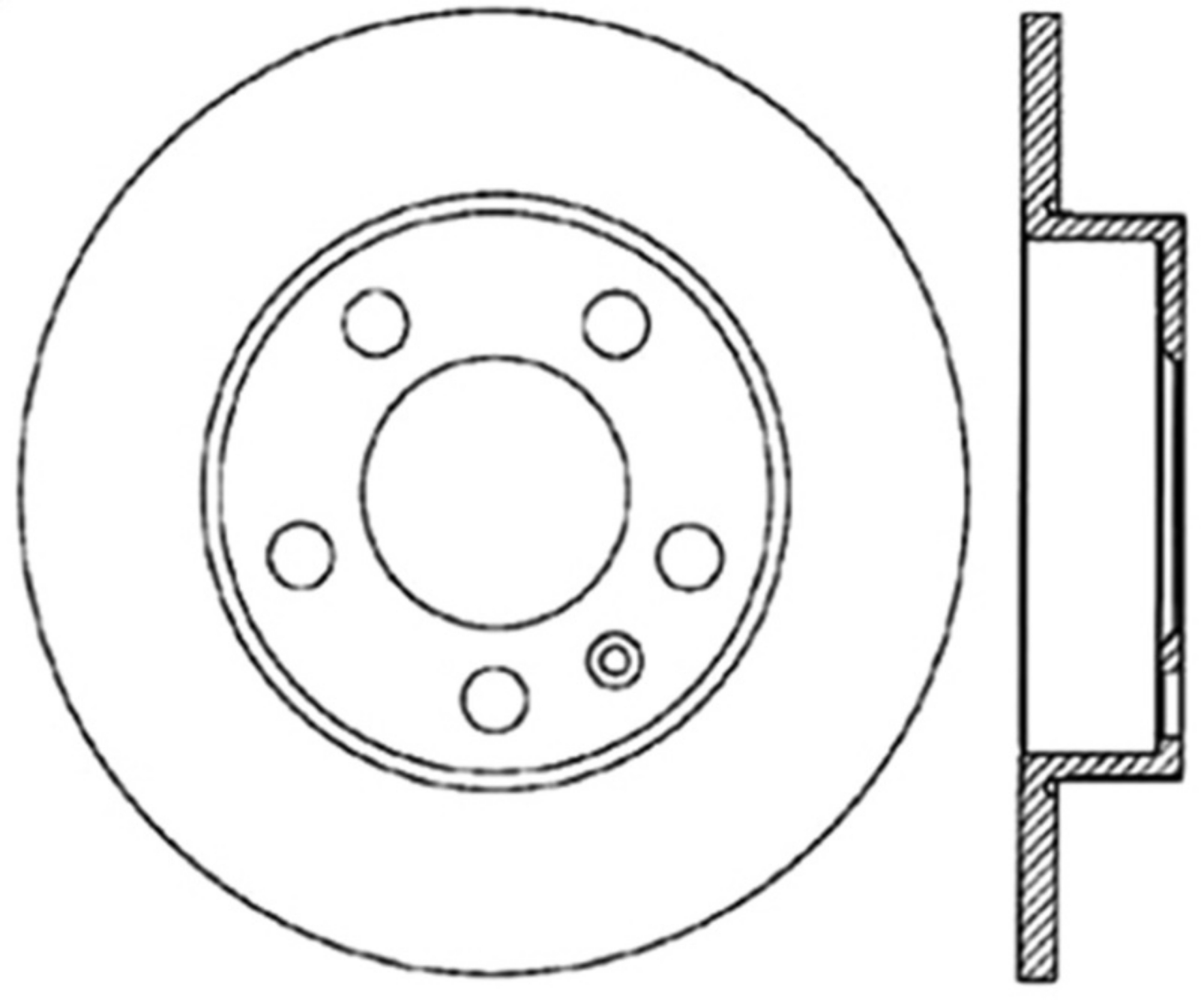 Picture of StopTech 98-11 Volkswagen Beetle Sport Slotted & Drilled Rear Left Cryo Rotor