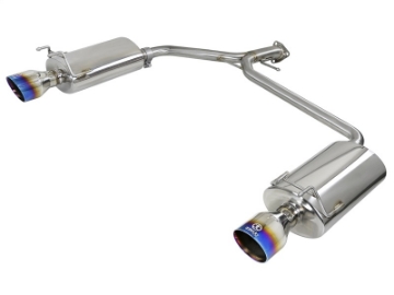 Picture of aFe Takeda 2-25-1-75in 304 SS Axle-Back Exh w-Blue Flame Tips 13-17 Honda Accord Sport Sedan I4-2-4L