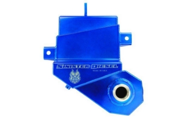 Picture of Sinister Diesel 2003-2007 Ford 6-0L Degas Bottle - Blue