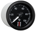 Picture of Autometer Stack 52mm 0-100 PSI 1-8in NPTF M Mechanical Oil Pressure Gauge - Black