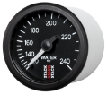 Picture of Autometer Stack 52mm 120-240 Deg F 1-2in Npt M Mechanical Water Temp Gauge - Black