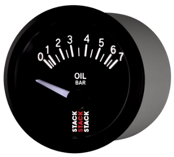 Picture of Autometer Stack 52mm 0-7 Bar M10 M Electric Oil Pressure Gauge - Black
