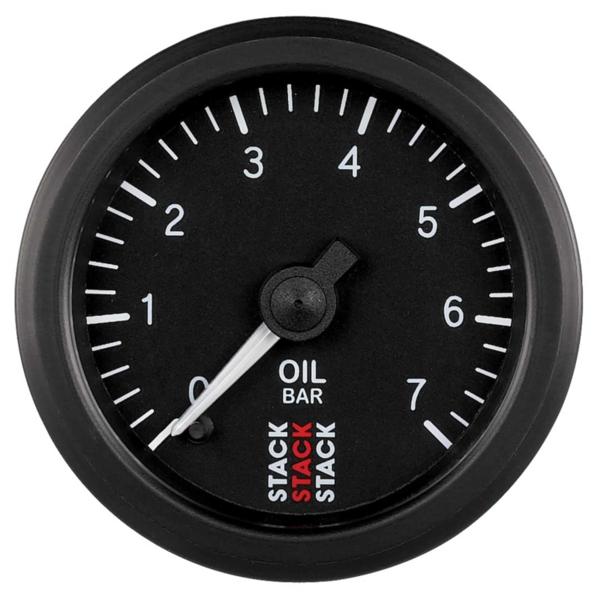 Picture of Autometer Stack 52mm 0-7 Bar M10 Male Pro Stepper Motor Oil Pressure Gauge - Black