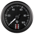 Picture of Autometer Stack 52mm 0-100 PSI 1-8in NPTF Male Pro Stepper Motor Oil Pressure Gauge - Black