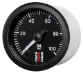Picture of Autometer Stack 52mm 0-100 PSI 1-8in NPTF Male Pro Stepper Motor Oil Pressure Gauge - Black