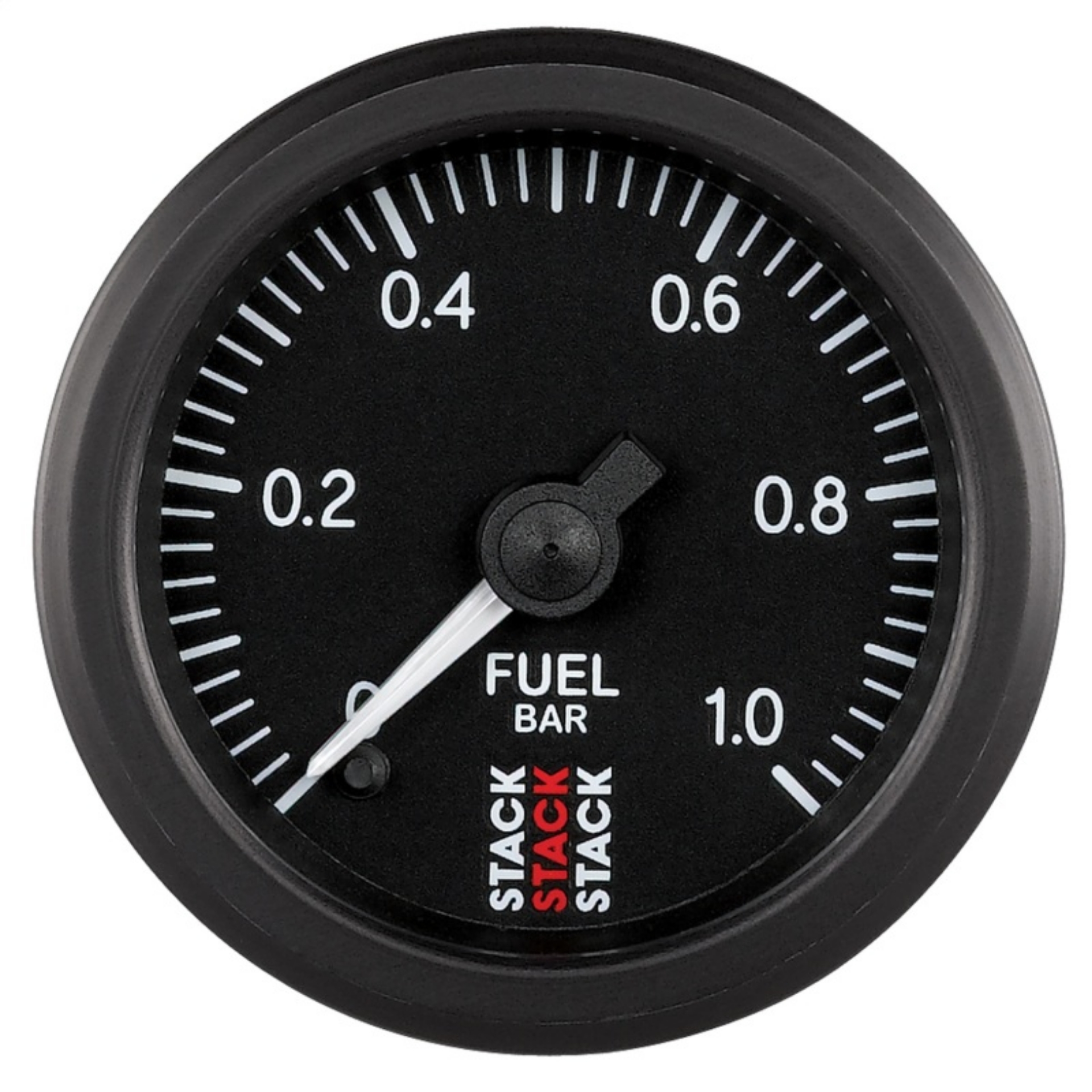 Picture of Autometer Stack 52mm 0-1 Bar M10 Male Pro Stepper Motor Fuel Pressure Gauge - Black