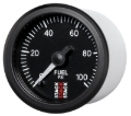 Picture of Autometer Stack 52mm 0-100 PSI 1-8in NPTF Male Pro Stepper Motor Fuel Pressure Gauge - Black