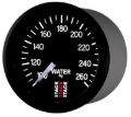 Picture of Autometer Stack 52mm 100-260 Deg F 1-8in NPTF Male Pro Stepper Motor Water Temp Gauge - Black