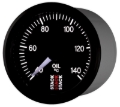 Picture of Autometer Stack 52mm 40-140 Deg C 1-8in NPTF Male Pro Stepper Motor Oil Temp Gauge - Black