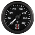 Picture of Autometer Stack 52mm 140-280 Deg F 1-8in NPTF Male Pro Stepper Motor Oil Temp Gauge - Black