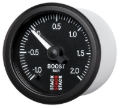 Picture of Autometer Stack 52mm -1 to +2 Bar Incl T-Fitting Pro Stepper Motor Boost Pressure Gauge - Black