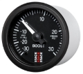 Picture of Autometer Stack 52mm -30INHG to +30 PSI Incl T-Fitting Pro Stepper Motor Boost Press Gauge - Black