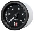 Picture of Autometer Stack 52mm 8-18V Pro Stepper Motor Battery Voltage Gauge - Black