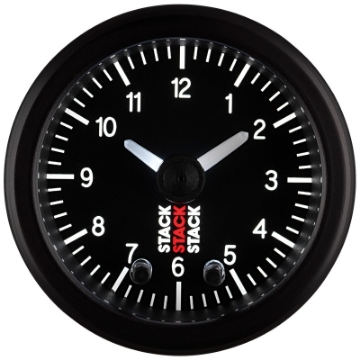 Picture of Autometer Stack Analog Clock Gauge - Black