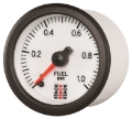 Picture of Autometer Stack 52mm 0-1 Bar M10 Male Pro Stepper Motor Fuel Pressure Gauge - White