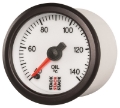 Picture of Autometer Stack 52mm 40-140 Deg C 1-8in NPTF Male Pro Stepper Motor Oil Temp Gauge - White