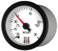 Picture of Autometer Stack 52mm -30INHG to +30 PSI Incl T-Fitting Pro Stepper Motor Boost Press Gauge - White