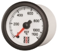 Picture of Autometer Stack 52mm 0-1100 Deg C Pro Stepper Motor Exhaust Gas Temp Gauge - White
