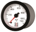 Picture of Autometer Stack 52mm 0-1100 Deg C Pro Stepper Motor Exhaust Gas Temp Gauge - White